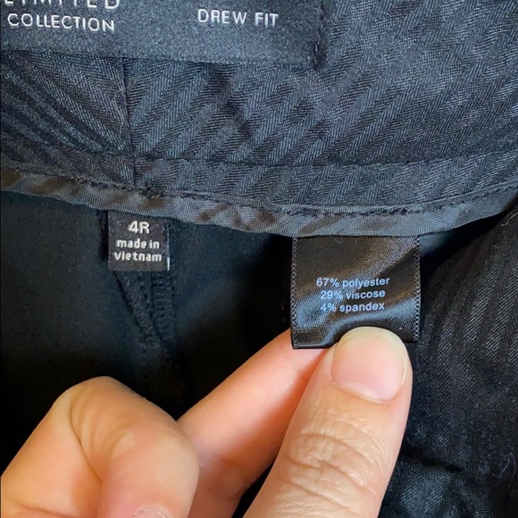 THE LIMITED BLACK COLLECTION Drew Fit Trousers 4R - Picture 4 of 7